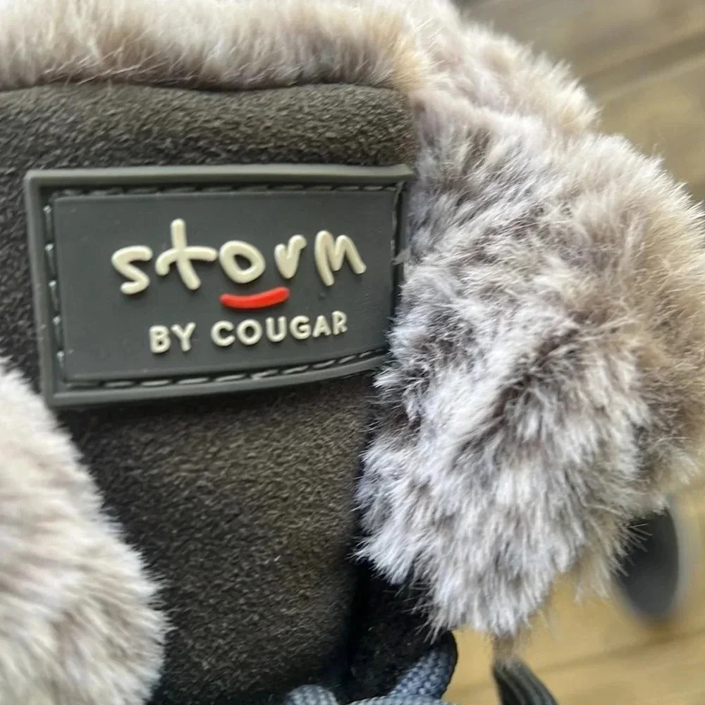 Cougar gray suede boots size 7 - Picture 4 of 7